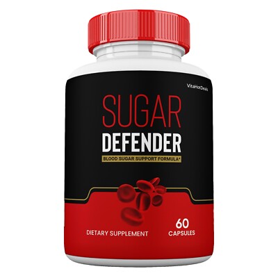 Sugar Defender Pills, Official Sugar Defender 24 Max Strength (1 Pack)