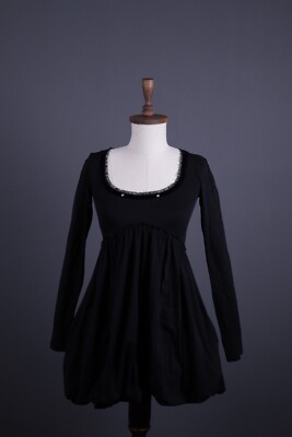 Robe Claire Campbell HIGH USE - Bleu Nuit Taille 40 - Viscose/Coton Mi-Long - Neuf Avec Étiquettes
