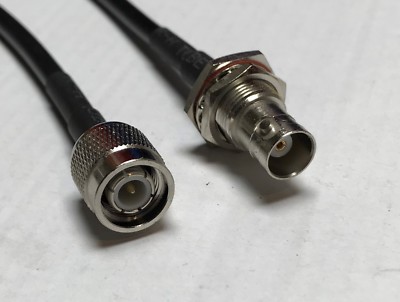 TNC Male to BNC Female Bulk Pick Your Length RG58 Coaxial Pigtail Cable US