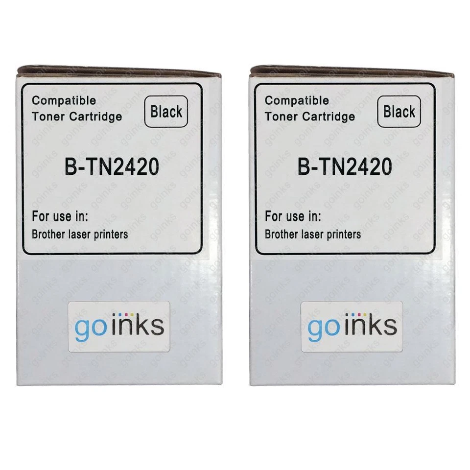 2 Compatible XL Toner Cartridges for Brother DCP-L2550D HL-L2370DN MFC-L2710DW - Image 2 of 2