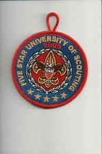 2009 Five Star University of Scouting patch