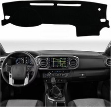 Non-slip For 2016-2023 Toyota Tacoma Dashboard Cover Dashmat Dash Mat Pad Black