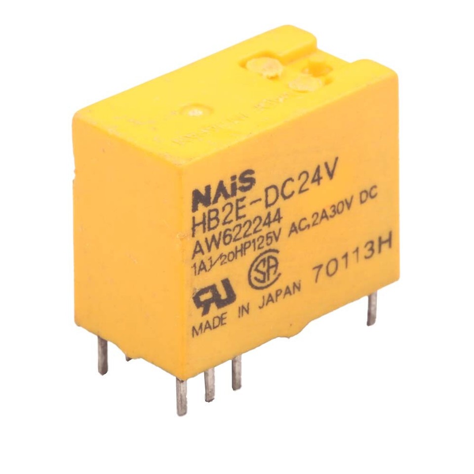 5 Relais HB2E-DC24V - Neufs Sous Blister, Générique, Pour Applications électriques