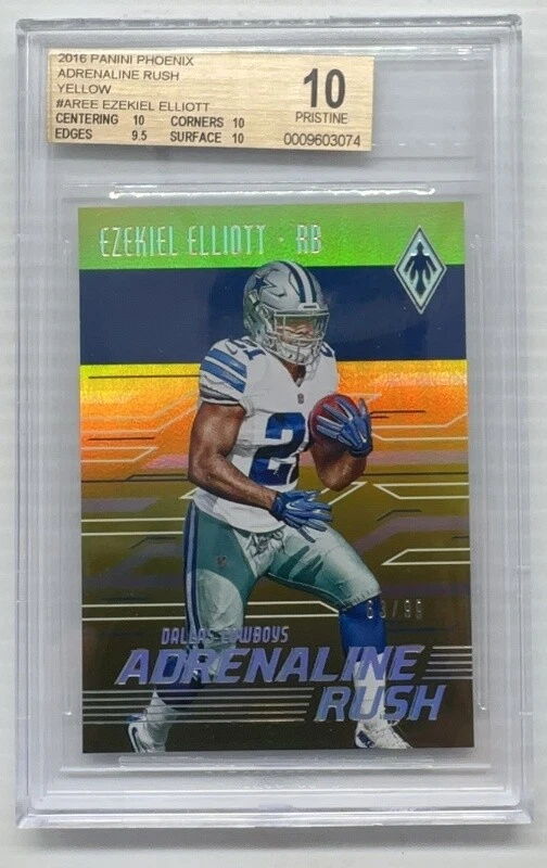 Ezekiel Elliott Panini Phoenix Adrenaline Rush #AREE Yellow