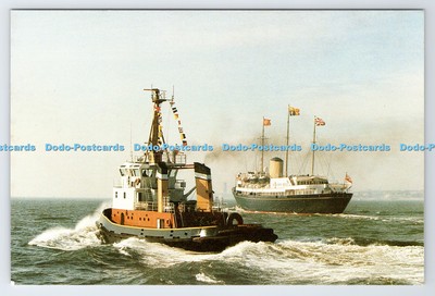 D339059 Bramley Moore Attending H. M. Y. Britannia. Das Alexandra Abschleppen. Obwohl