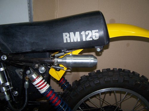 New 1976 Suzuki RM125 RM125A Repackable Aluminum Silencer Kit 14310 ...