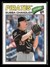 2026 TOPPS HERITAGE FLIP STOCK #265 BUBBA CHANDLER RC PIRATES SSP #/5