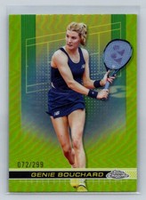 2024 Topps Chrome #79 Genie Bouchard Lime Green Refractor #/299