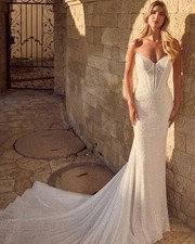 New Calla Blanche 125122 Ziva Wedding Dress Size 12