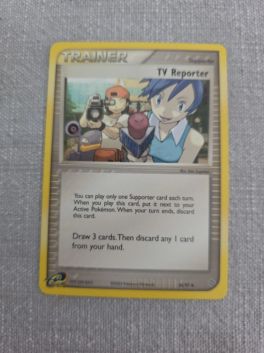 TV Reporter Pokmon TCG Cards for sale | eBay