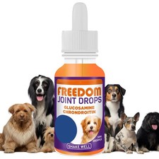 Freedom Joint Drops For Dogs , Glucosamine, Chondroitin, 30 ml Dropper