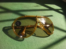 Vintage Vitaloni Derapage 1980s Amber Gold Tortoise Sunglasses Mad Max 80s Rare