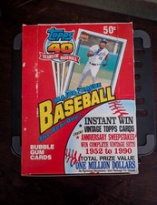 1991 Topps Baseball Factory Sealed Box Chipper RC