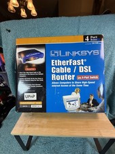 Linksys Ethernerfast Cable/DSL Router with 4 Port Switches Model BEFSR41