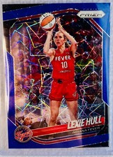 2025 WNBA Panini Prizm Blue Velocity LEXIE HULL 51 Fever 🏀  NEW in Protector