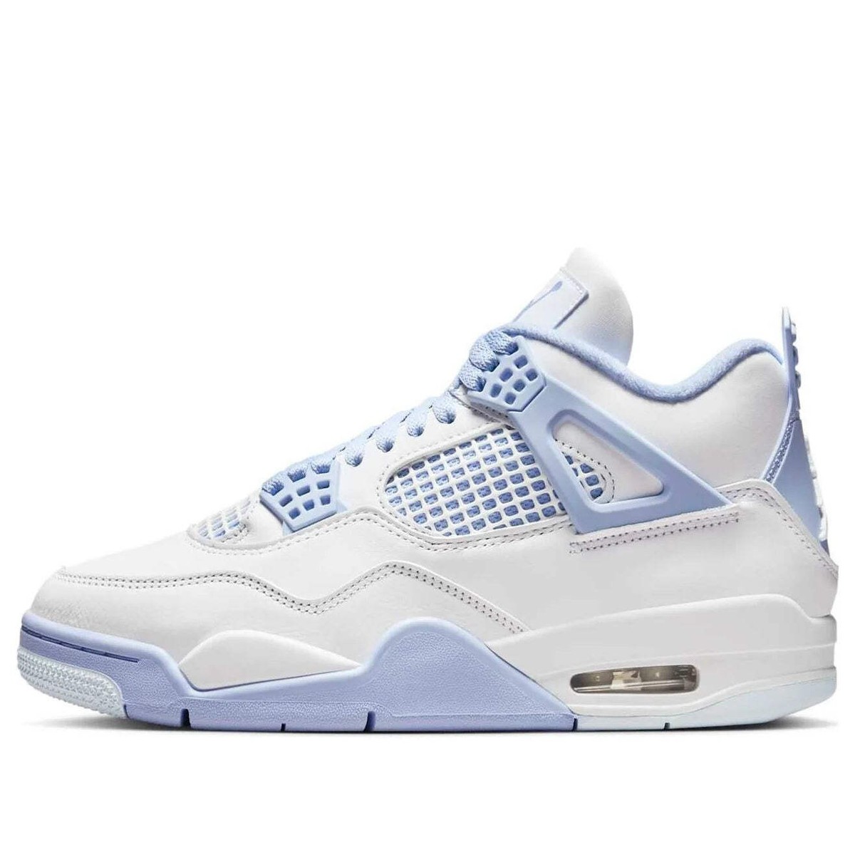 HV0823 100 Jordan 4 Retro Forget Me Not / Aluminum (Women's) | eBay