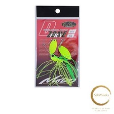 New Evergreen Spinnerbait D-Zone Fly Double Willow Leaf 1/4oz Super Chart #11