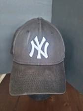 New York Yankees New Era 9Forty Brand Black Adjustable Baseball Cap Hat