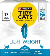Purina LightWeight Instant Action Odor control Multi-Cat Clumping 99.9 Percent