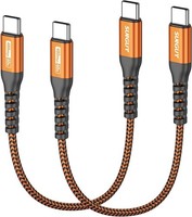 Usb C Auf C Kabel Kurz 2X15Cm 60W Pd Schnellladekabel Typ C