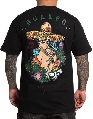 Sullen Men's Cactus Flower Short Sleeve Standard Tee Black