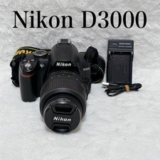 Nikon D3000 Digital Camera with 18-55mm Lens Battery Charger Strap Tested
