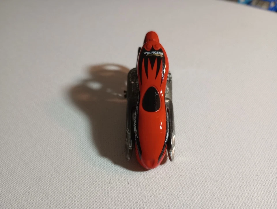 1996 Hotwheels Scorchin' Scooter Motorcycle Duncan's Motorcycles Red/Black - Image 4 of 4