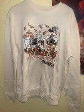 2025 Disney Parks Fall Pumpkin Spice  Everything Nice Sweatshirt MEDIUM NWT 