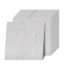 Norine Peel and Stick Floor - 12 x 12 Inch Self Adhesive Marble 10 Tiles 10 T05