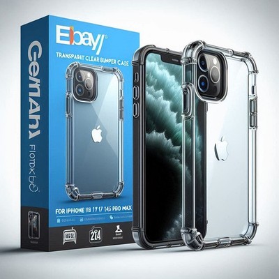 Gorilla Bumper Case für iPhone 17 Pro Max 16 15 14 13 12 11 7 8 Schutzhülle Max++