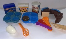 Vintage Fisher Price Fun with Food 6510 Muffin Pans, Crisco, Cake  Muffin Mix
