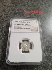 2006 W 1/10 oz $10 PROOF Platinum Eagle PF70 NGC EXCELLENT LOW PRICE!!