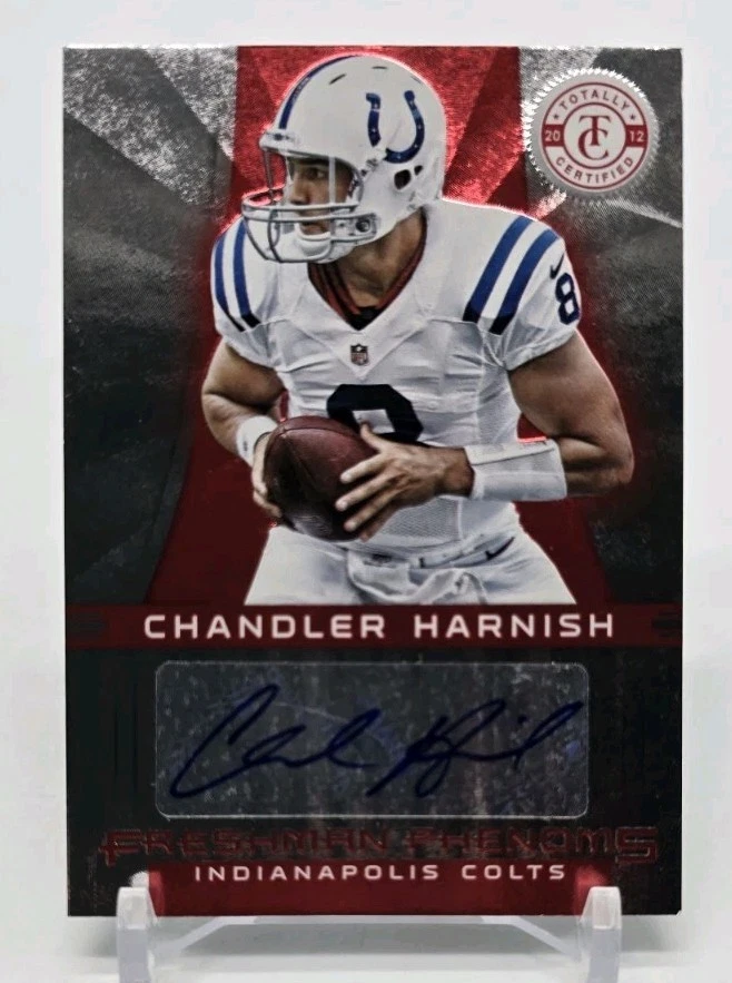 2012 Totally Certified CHANDLER HARNISH Freshman Phenoms Platinum Red Auto /290 - Image 2 of 4
