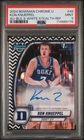 Kon Knueppel 2024 Bowman Chrome U 1st Auto /48 Black White Stealth PSA 9 Mint RC