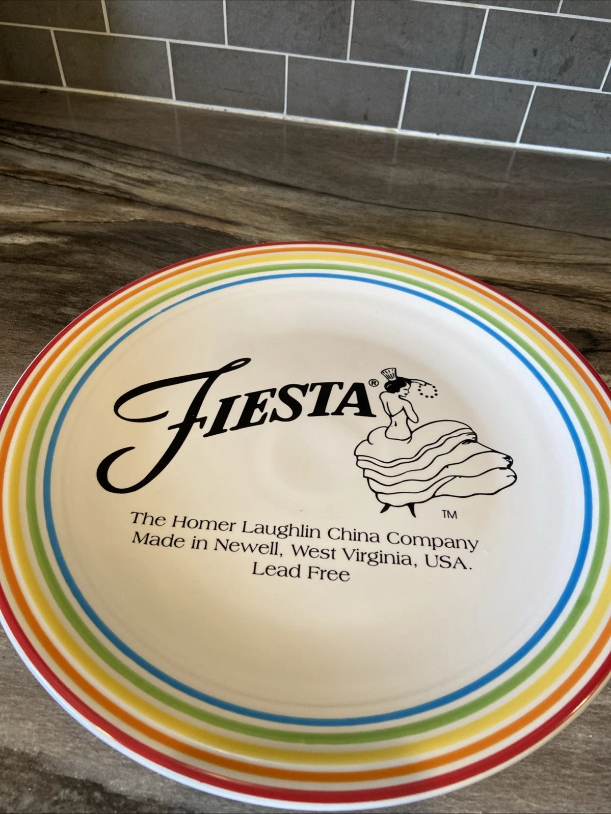 Fiesta Dancing Lady Chop Plate - Thumbnail 4