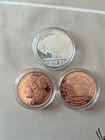 1oz. SILVER BUFFALO ROUND .999 Fine - 2oz. COPPER MORGAN ROUND .999 Uncirculated