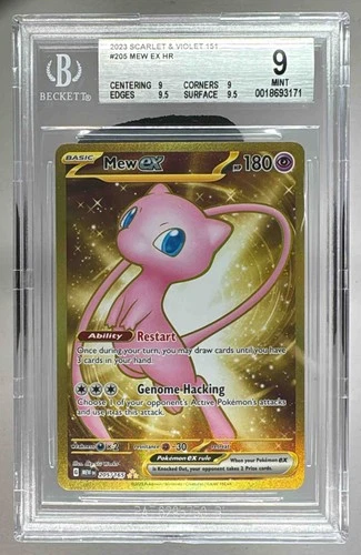 3171 Mew ex 2023 Pokemon Scarlet Violet 151 #205 BGS 9