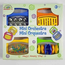 Hohner Kids Mini Orchestra Playset 6+ Months Baby Music Toys 4 Pc - Brand New