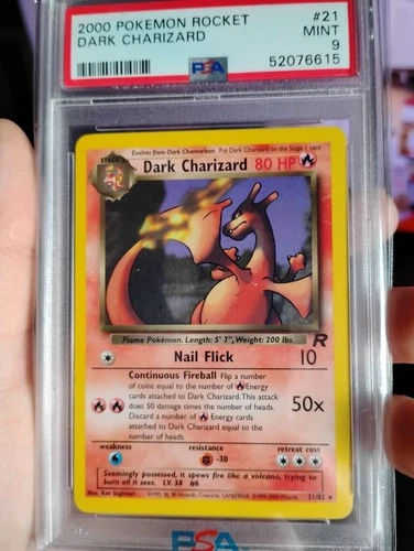 Dark Charizard Non-Holo PSA 9