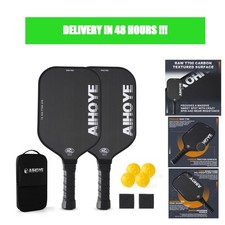Pickleball Paddle Set of 2 T700 Carbon Fiber 16mm USAPA Approved
