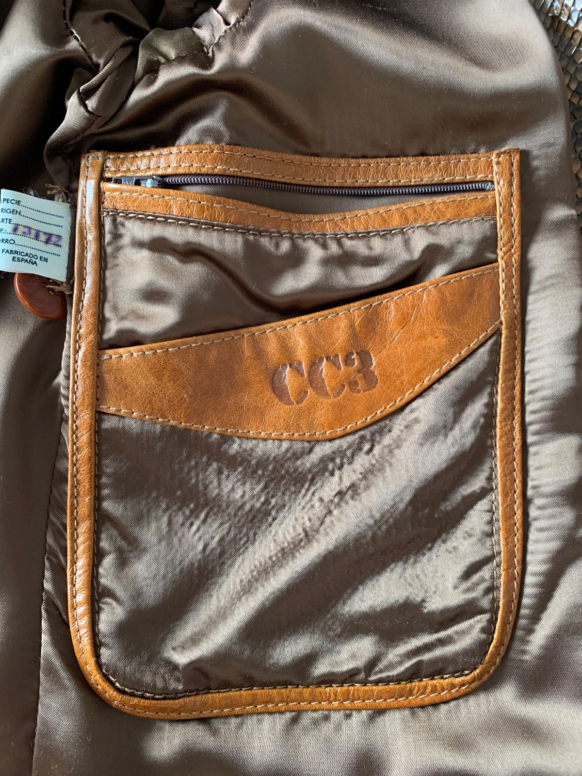 Men's Python Leather Jacket - Unique Piece by CC3… - image 4