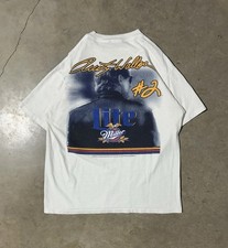 90  s Vintage Single Stitch NASCAR Rusty Wallace Miller Light Beer Graphic Shirt