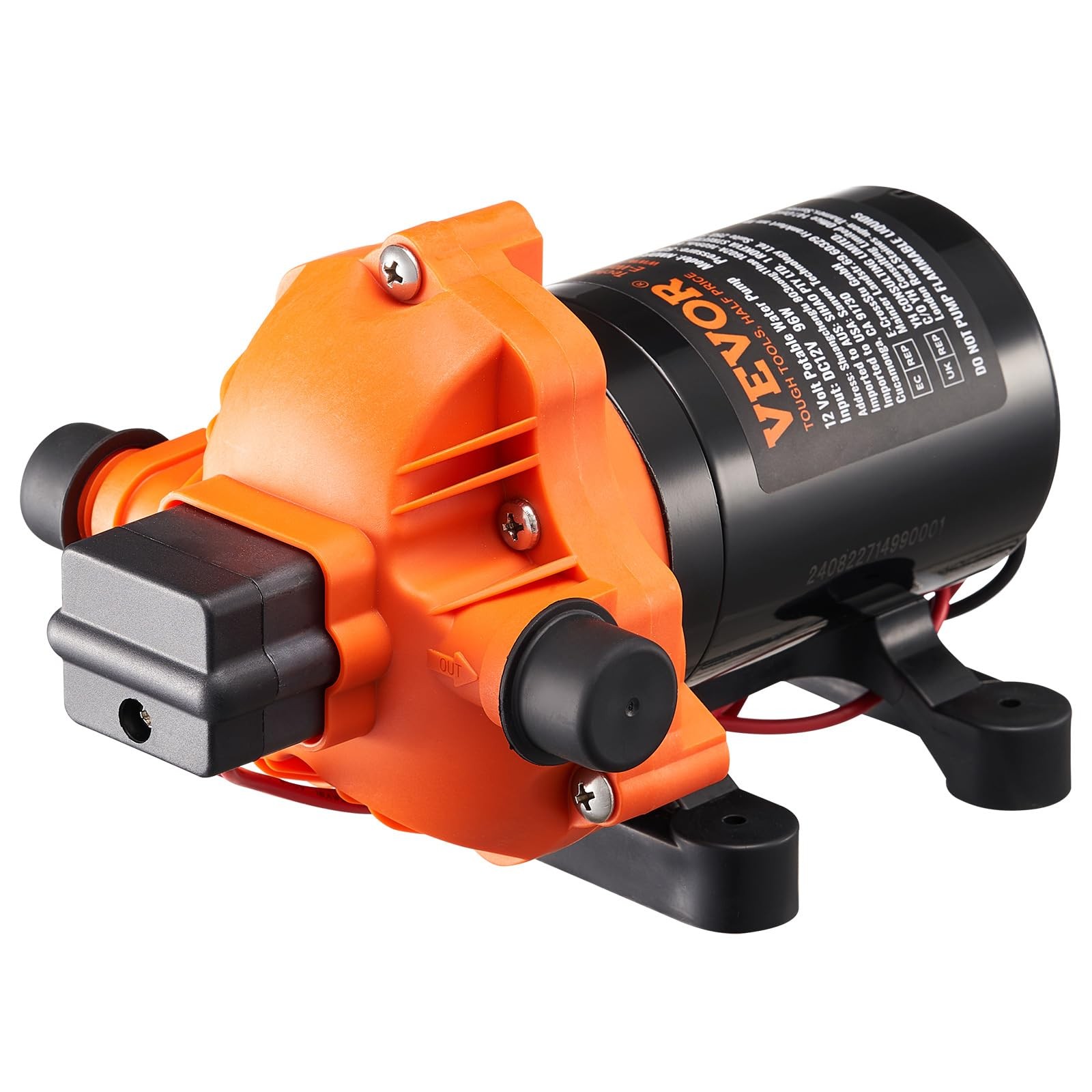 Pompa Acqua 12V VEVOR 11,36 L/min - Pressione Idrica Camper Professionale