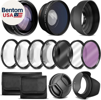 Ultra Deluxe Lens Kit for Canon Rebel T3, T5, T5I, T6, T6I, T7, T7I, EOS 80D, EO