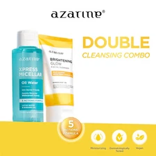 Azarine Double Cleanse 2pcs Deep Cleansing Brightening & Brighten Micellar Water