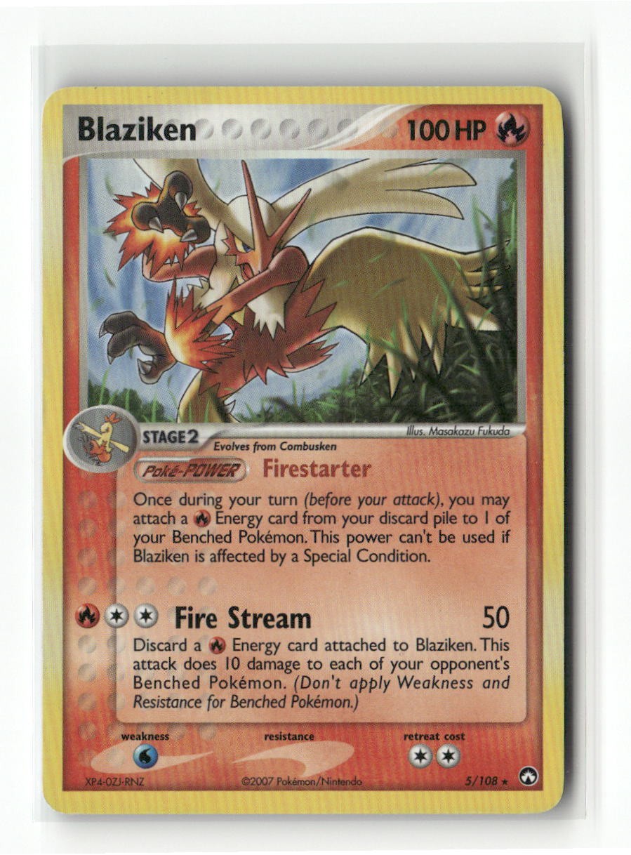 Power Keepers #5/108 Blaziken Lightly Played (LP)