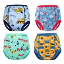 MooMoo Baby Cotton Training Underwear for Boys and Girs 2T-6T,4pk  Absorbent...