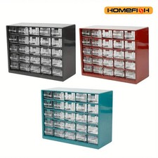Wall Mounted Multi Grid Drawer Part Screw Tool Classification Storage Organizer
