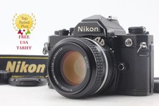 [N MINT w/ Strap ] Nikon FM Black 35mm Film Camera Ai 50mm f/1.4 lens From JAPAN