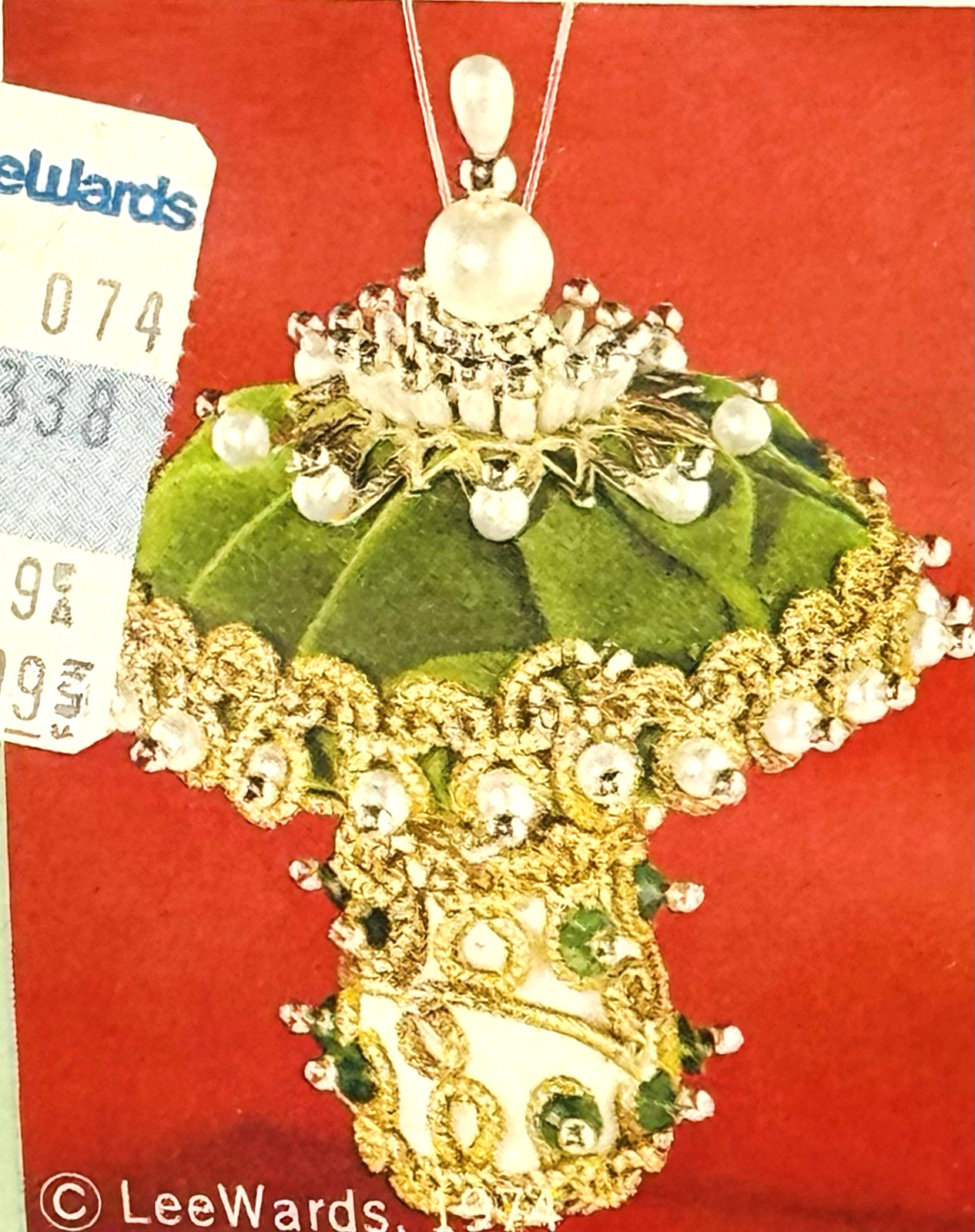 LeeWards "Mushroom" Boutique Ornament Kit Art No. 16-47338 (1267) BB*